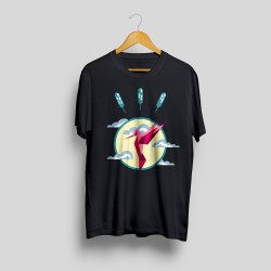 Hummingbird printed t-shirt | Sport-T-Shirts